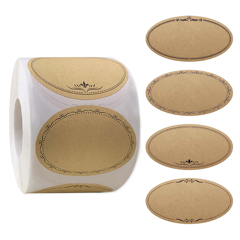 Food Storage Labels - 250 Aufkleber/Rolle, 2,5 x 1,4 Zoll