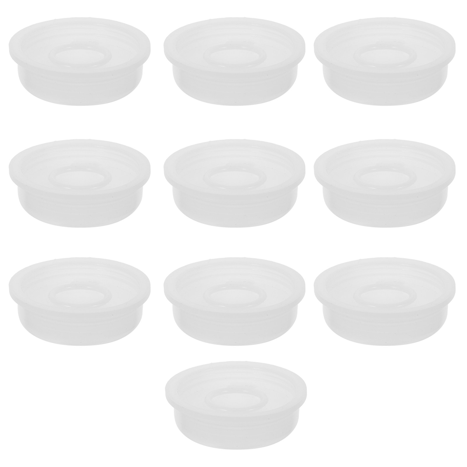 Food Storage Plastic - 10 Stück Kunststoff Chemikalien-Aufbewahrungseimerdeckel 20-25L Auslaufsicherer