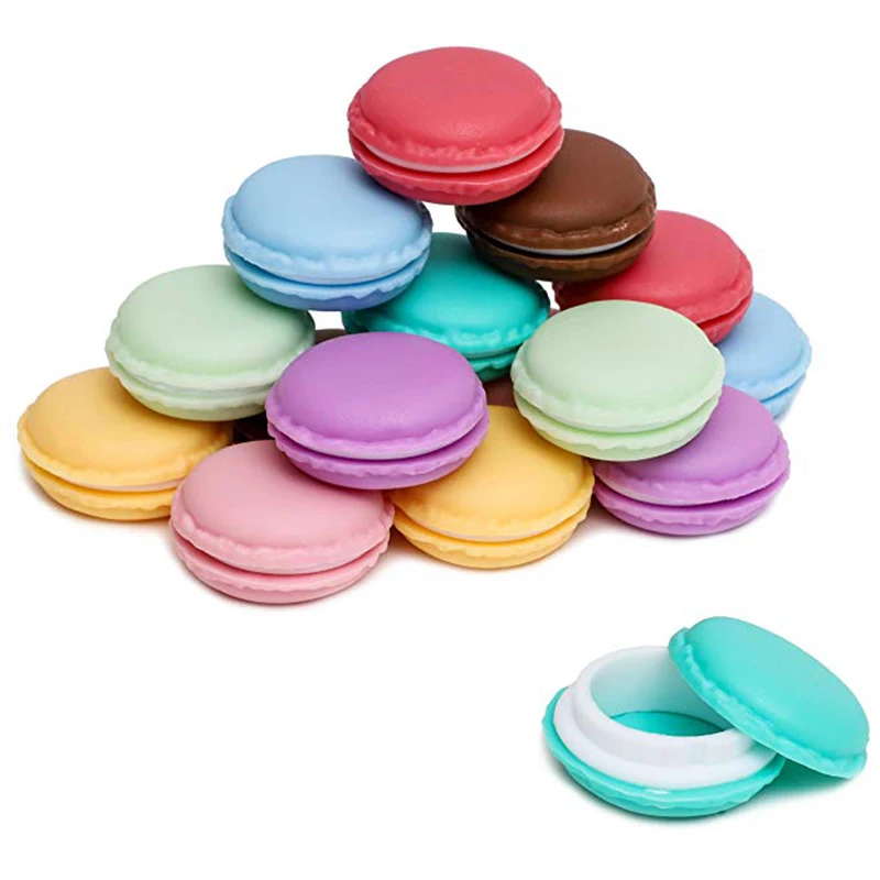 Food Storage No Plastic - 8er/16er-Set Mini-Macaron-Pillen-Schmuckboxen, Aufbewahrungsorganizer, Kopfhörer-Macaron-Behälter, Mehrzweck-Etui, Süßigkeiten-Geschenkbox,