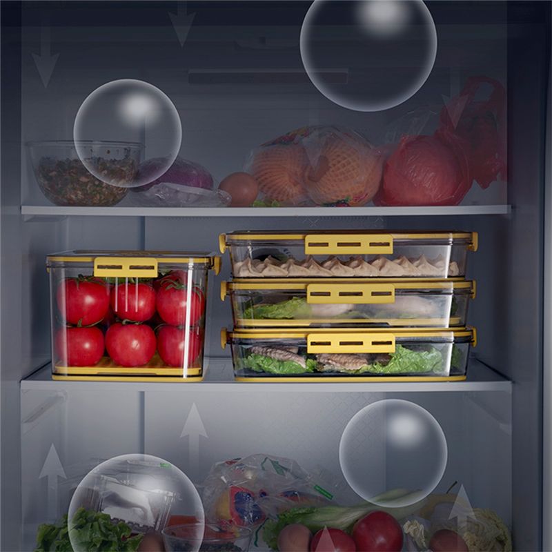 Food Storage Yellow - AA10RR Lebensmittelaufbewahrungsbox mit Zeitmessung für den