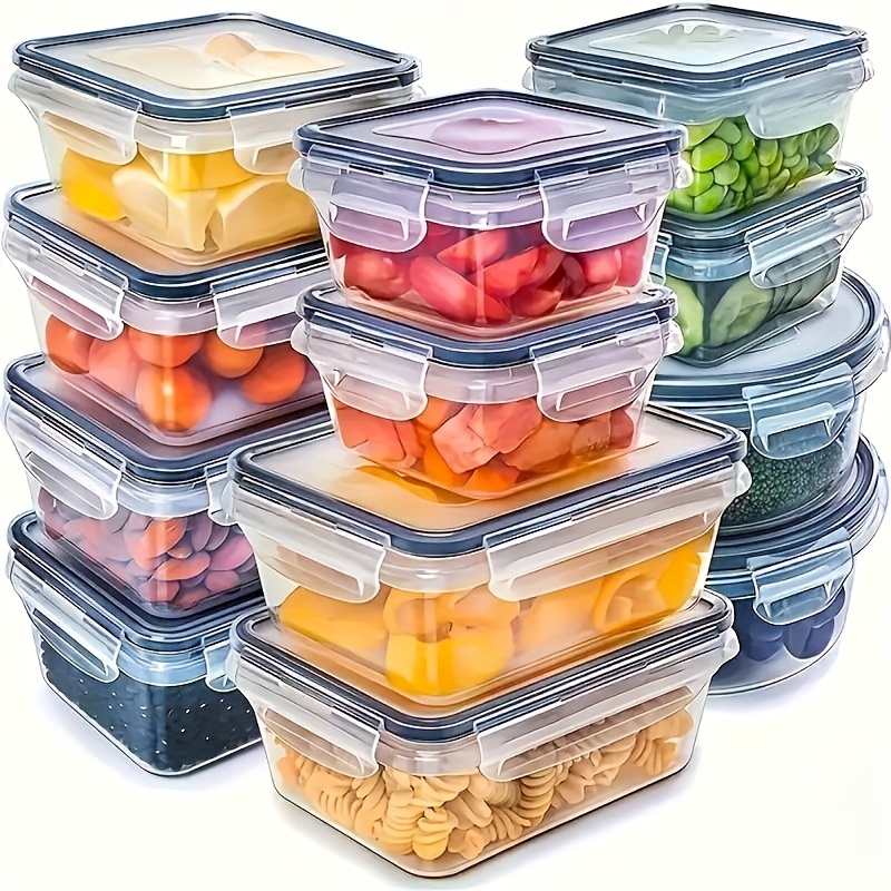 Food Storage And Preservation - 8-teiliges Set mit 4 Behältern und