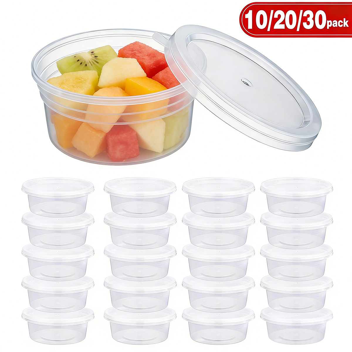 Food Storage And Preservation - 10/20/40er Pack Kleine Schleimbehälter mit Deckeln,