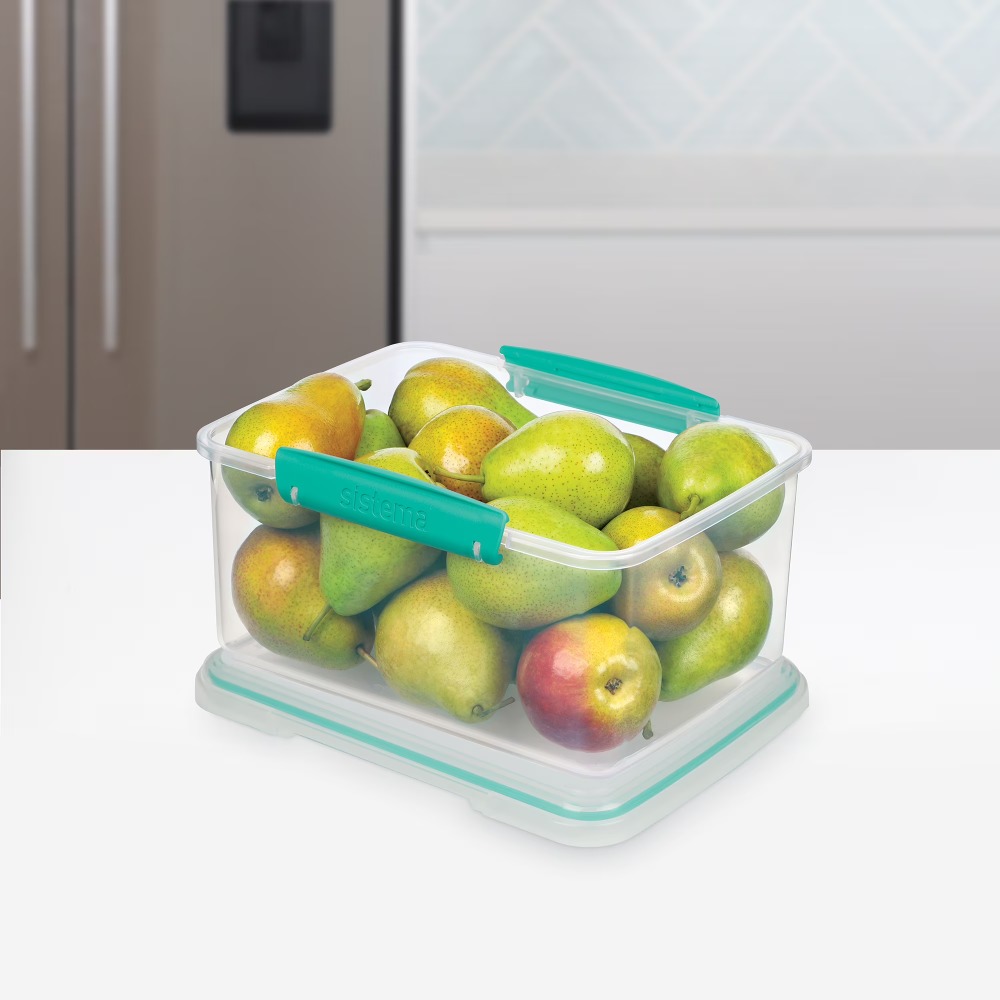 Food Storage Large Plastic Containers - 3er-Pack Große Kunststoff-Lebensmittelbehälter mit Verschlussdeckeln Luftdicht