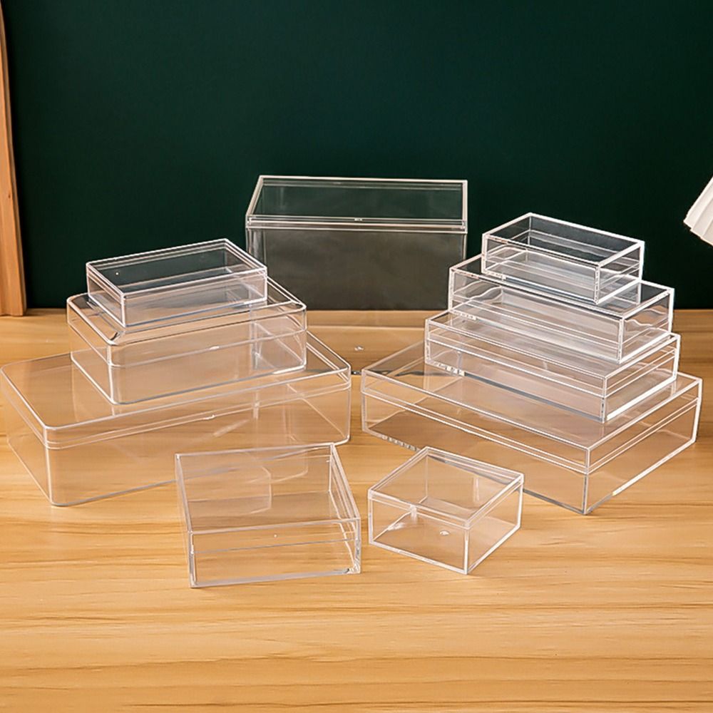 Food Storage Plant - Verdickte rechteckige Acryl Aufbewahrung sbox hoch