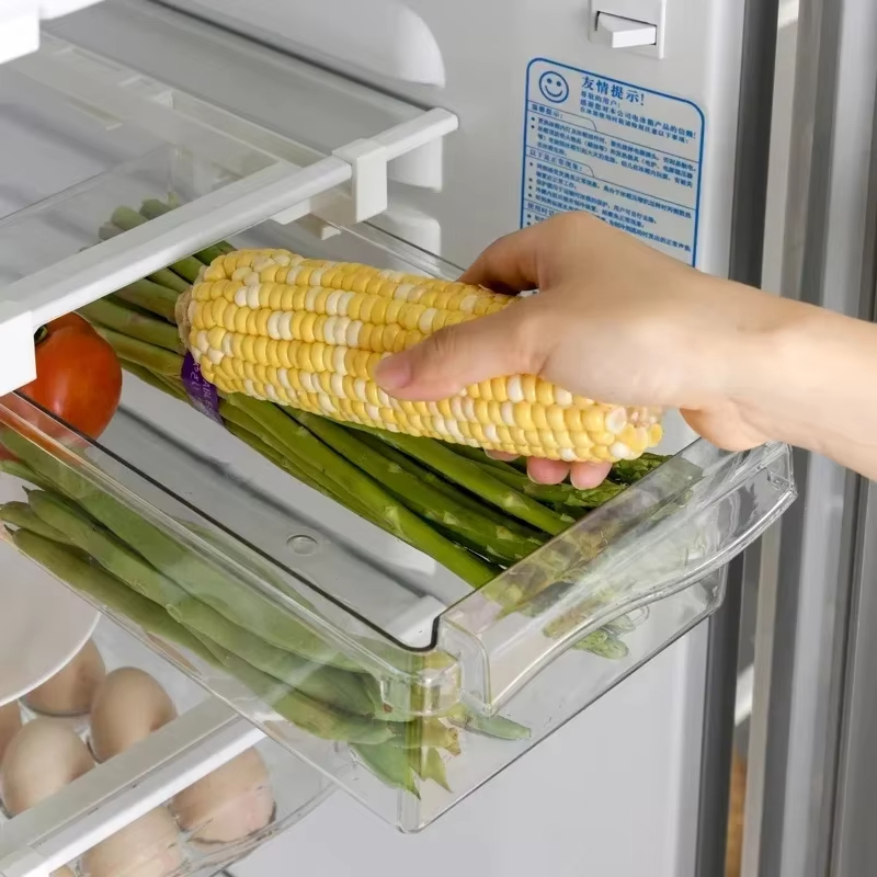 Food Storage Eggs - Kühlschrank-Organizer Obst- und Eier-Aufbewahrungsregal Unterschrank-Kühlschrank-Schublade Frischhaltebox