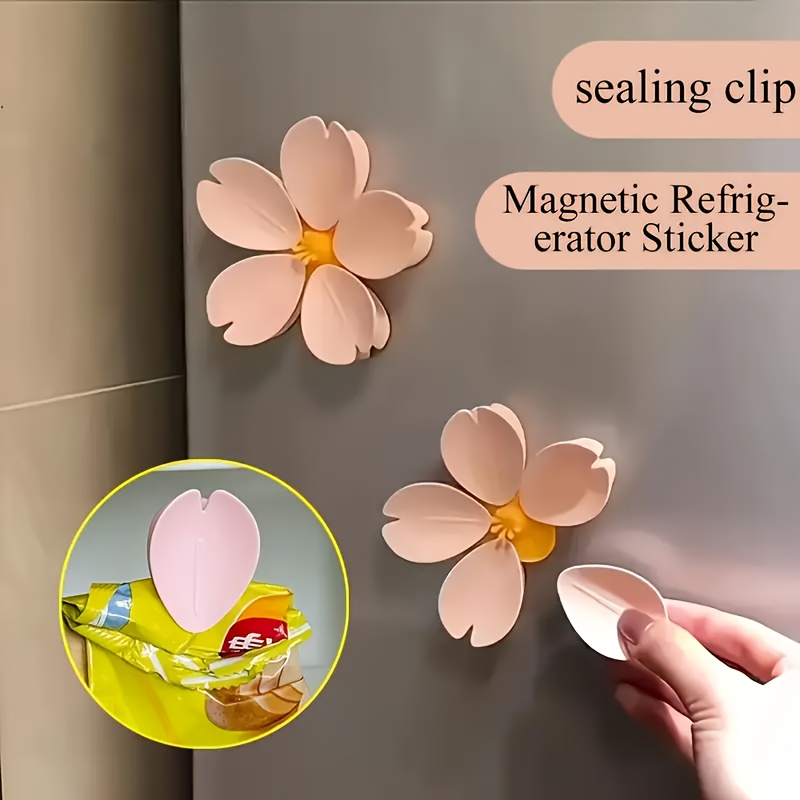 Food Storage Plant - Sakura Magnetischer Clip, kreatives Küchenhelfer, multifunktionales