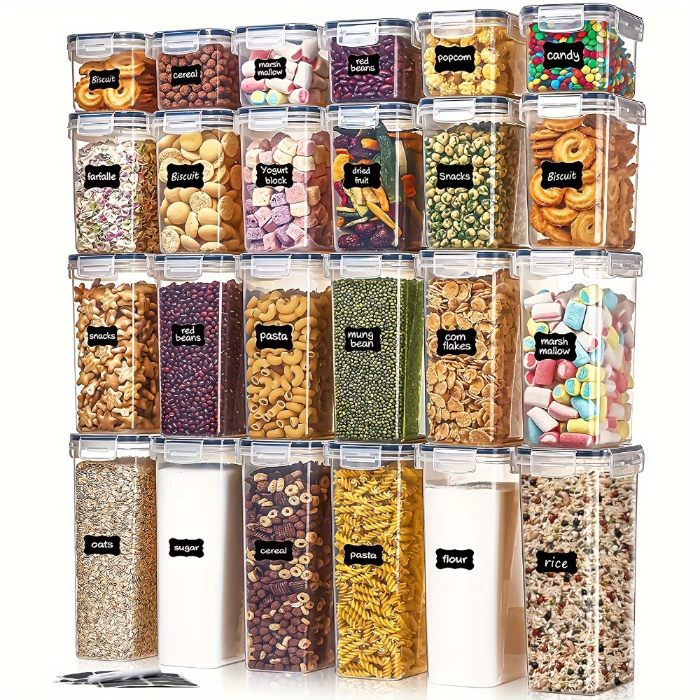 24-teiliges Lebensmittel-Aufbe – Food Storage And Preservation Bewertung und Preis