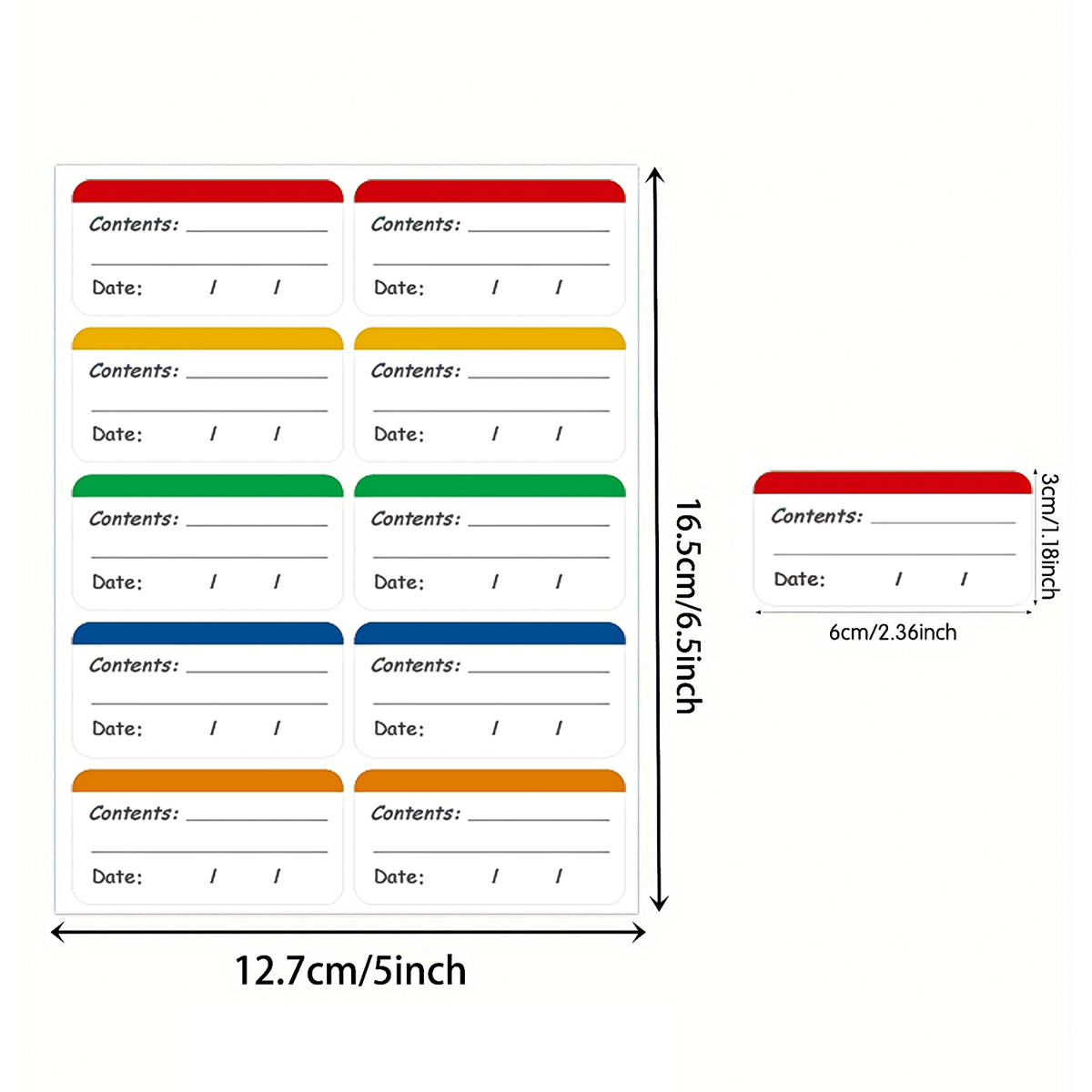 100 Stück Gefrierfach-Etikette – Food Storage Labels Bewertung und Preis