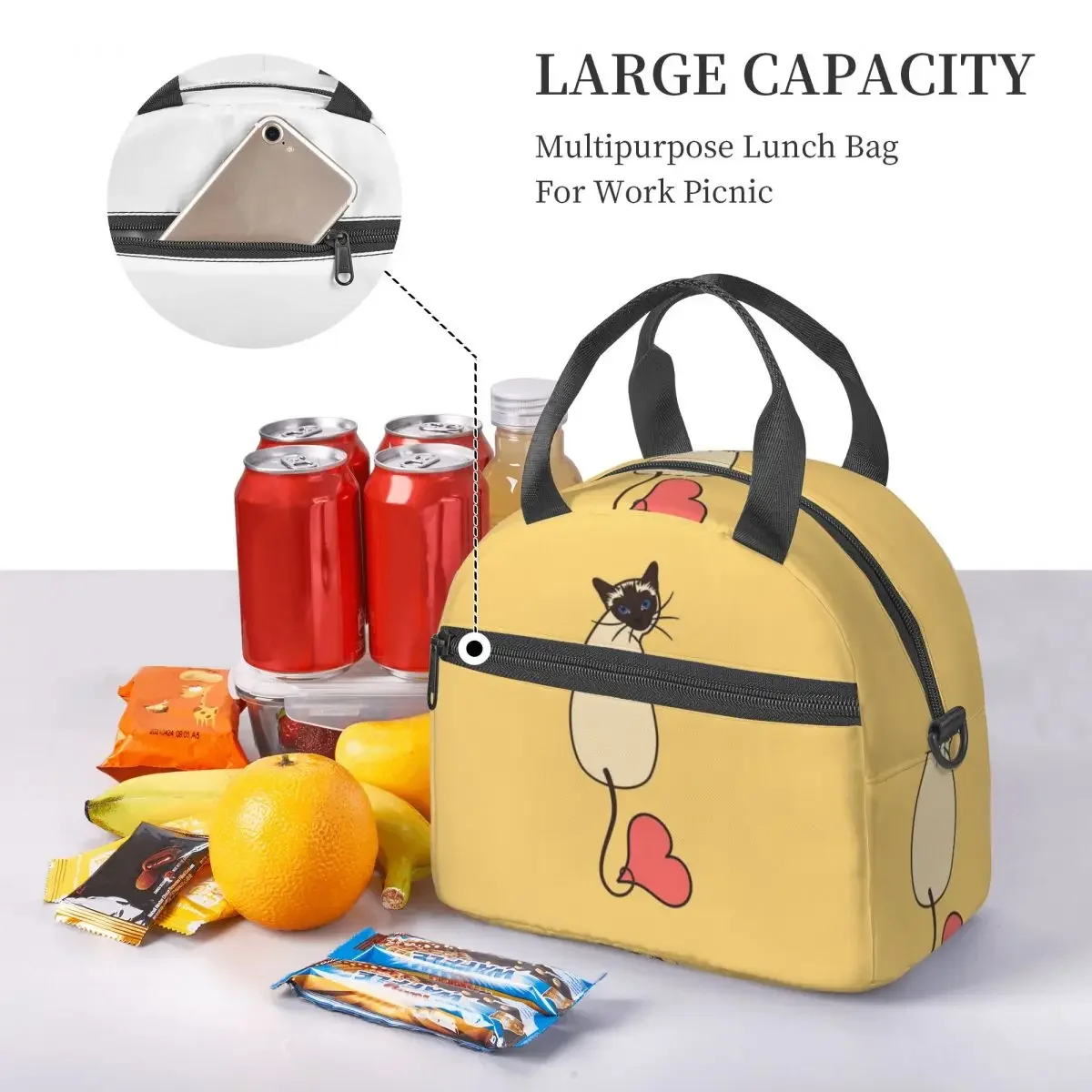 Love Siamese Cat-Yellow Isolie – Food Storage Yellow Bewertung und Preis
