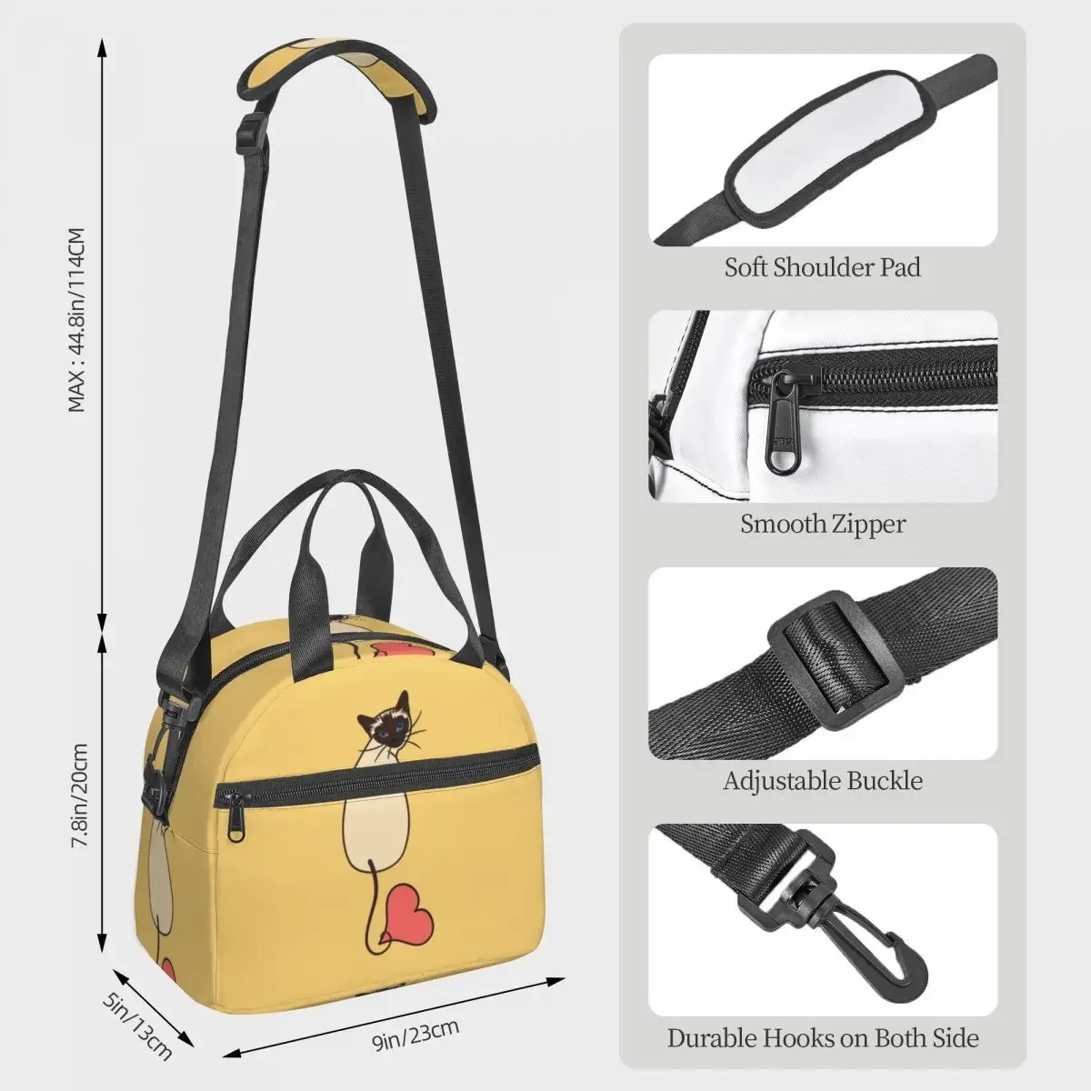 Love Siamese Cat-Yellow Isolie – Food Storage Yellow Bewertung und Preis
