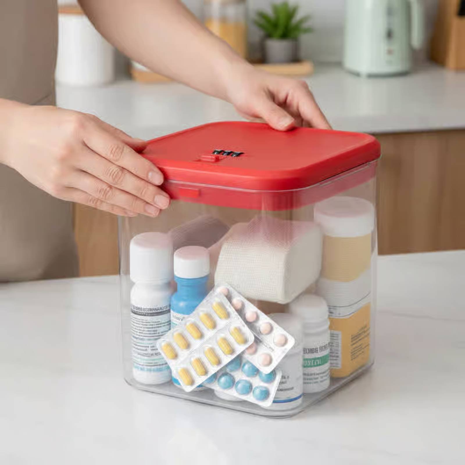 Transparente, abschließbare Bo – Food Storage Plastic Bewertung und Preis