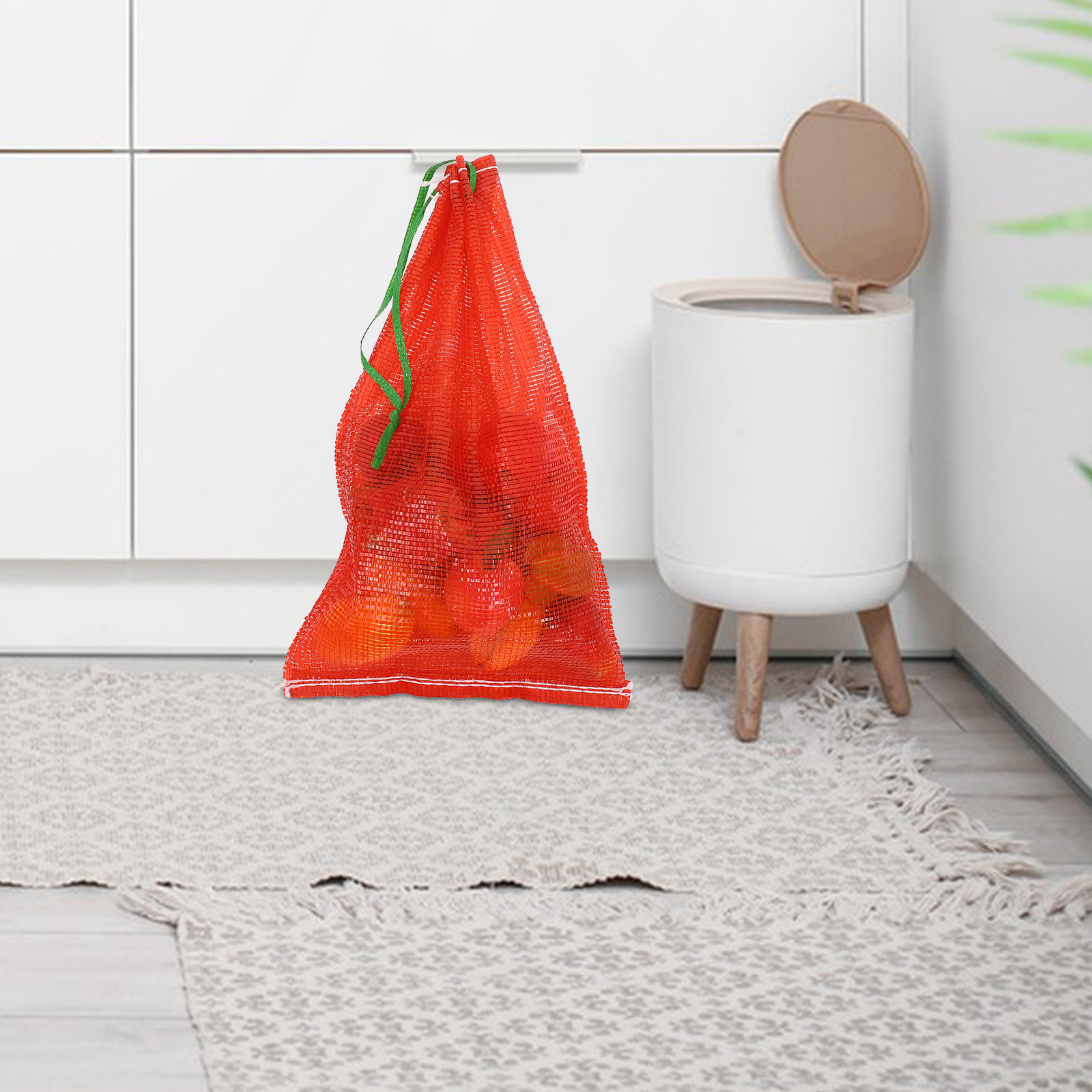 10 Stück Rote Wiederverwendbar – Produce Bag Reusable Mesh Bewertung und Preis