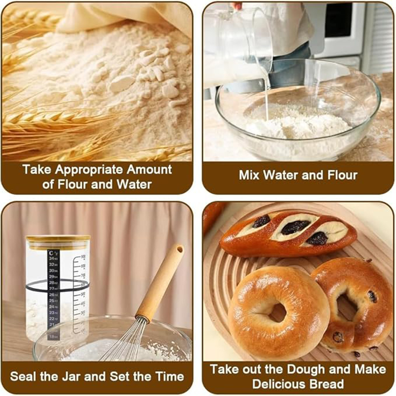 Sauerteig Starter Jar Kit Saue – Food Storage Kits Bewertung und Preis