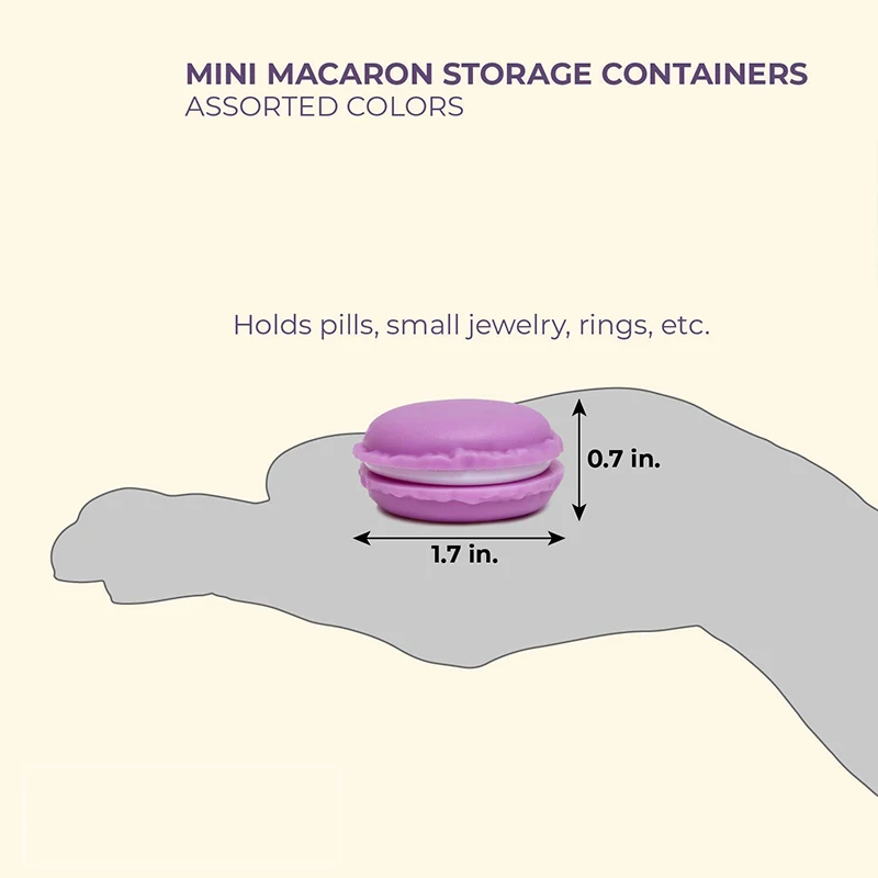 8er/16er-Set Mini-Macaron-Pill – Food Storage No Plastic Bewertung und Preis