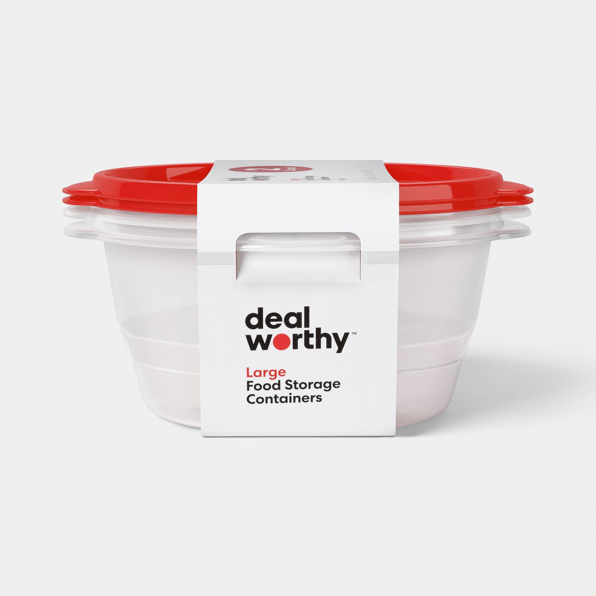 2ct große runde Lebensmittelbe – Food Storage Large Plastic Containers Bewertung und Preis