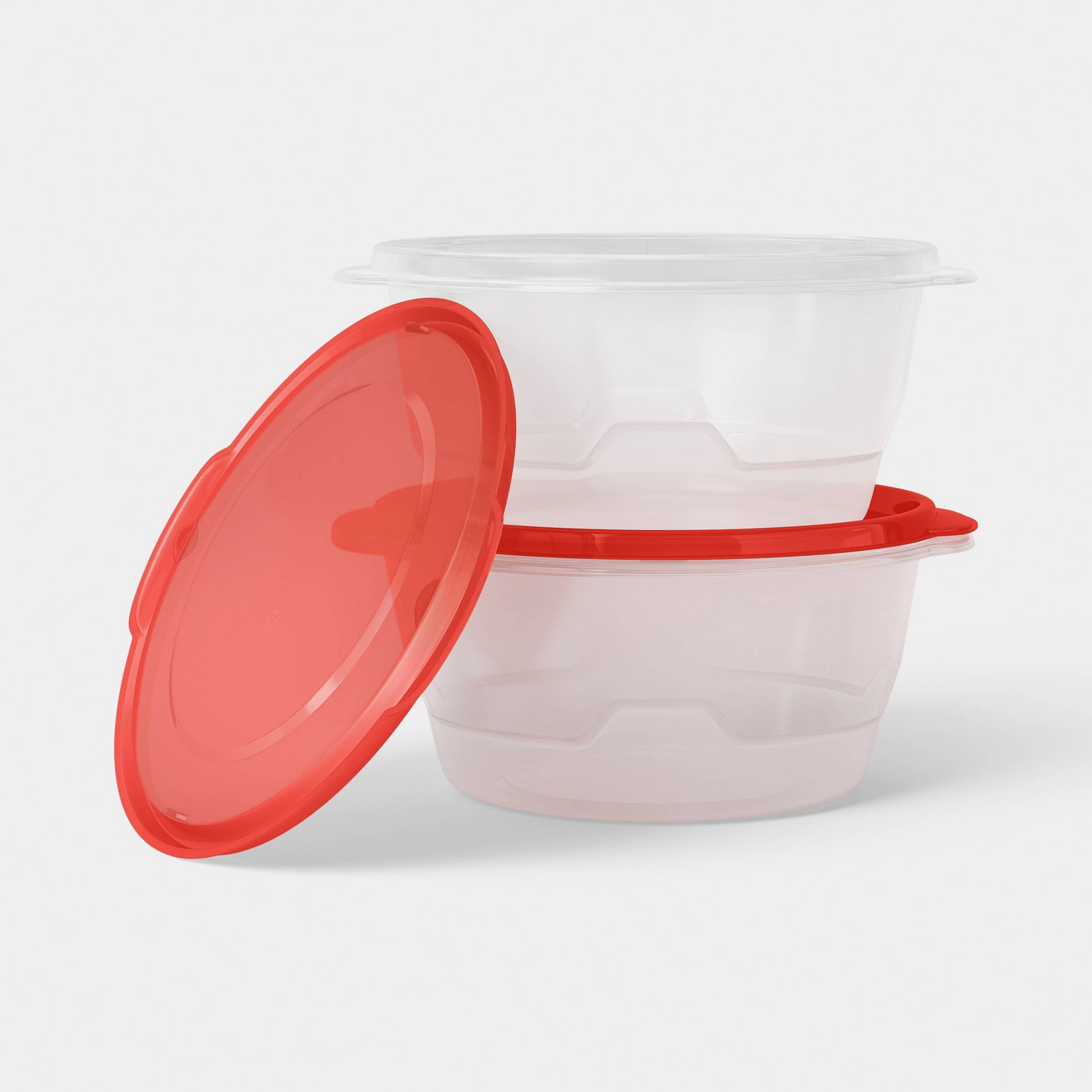 2ct große runde Lebensmittelbe – Food Storage Large Plastic Containers Bewertung und Preis
