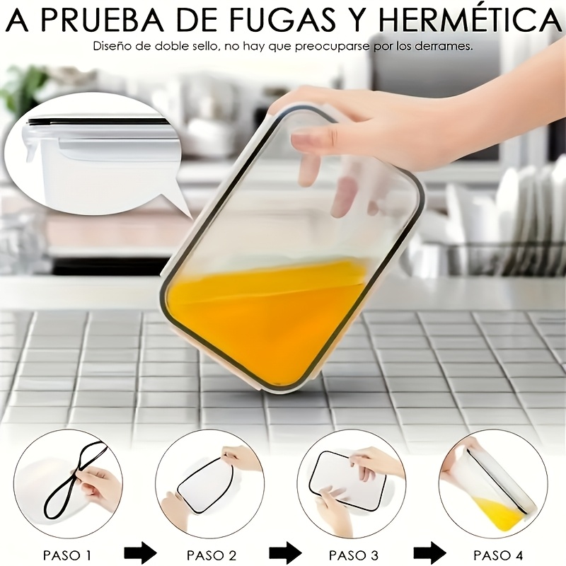 8-teiliges Set mit 4 Behältern – Food Storage And Preservation Bewertung und Preis