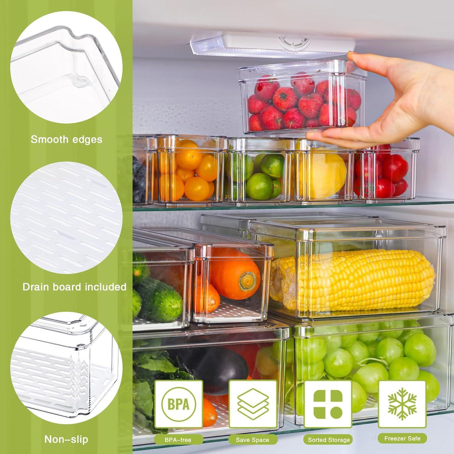 10/14-teiliges Kühlschrank-Org – Food Storage Without Plastic Bewertung und Preis