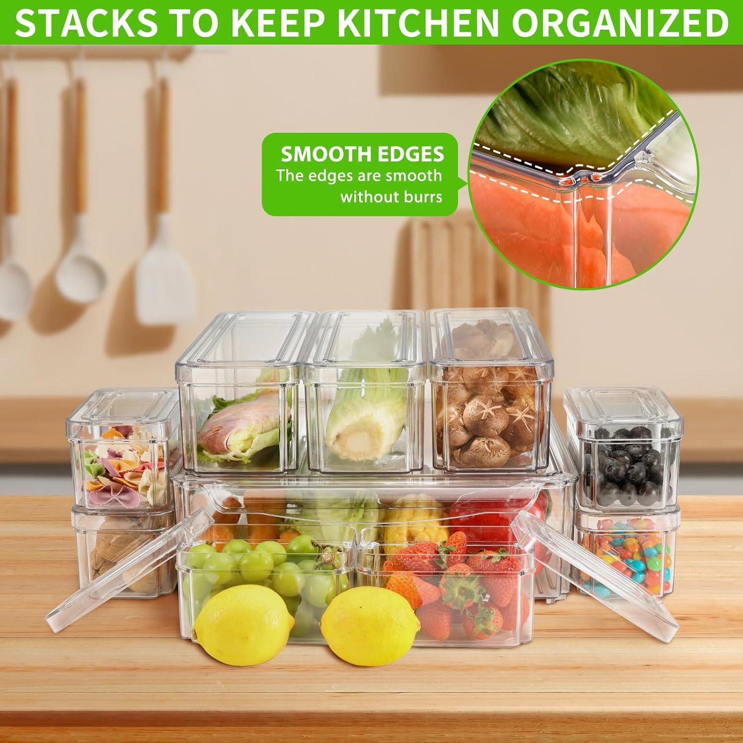 10/14-teiliges Kühlschrank-Org – Food Storage Without Plastic Bewertung und Preis