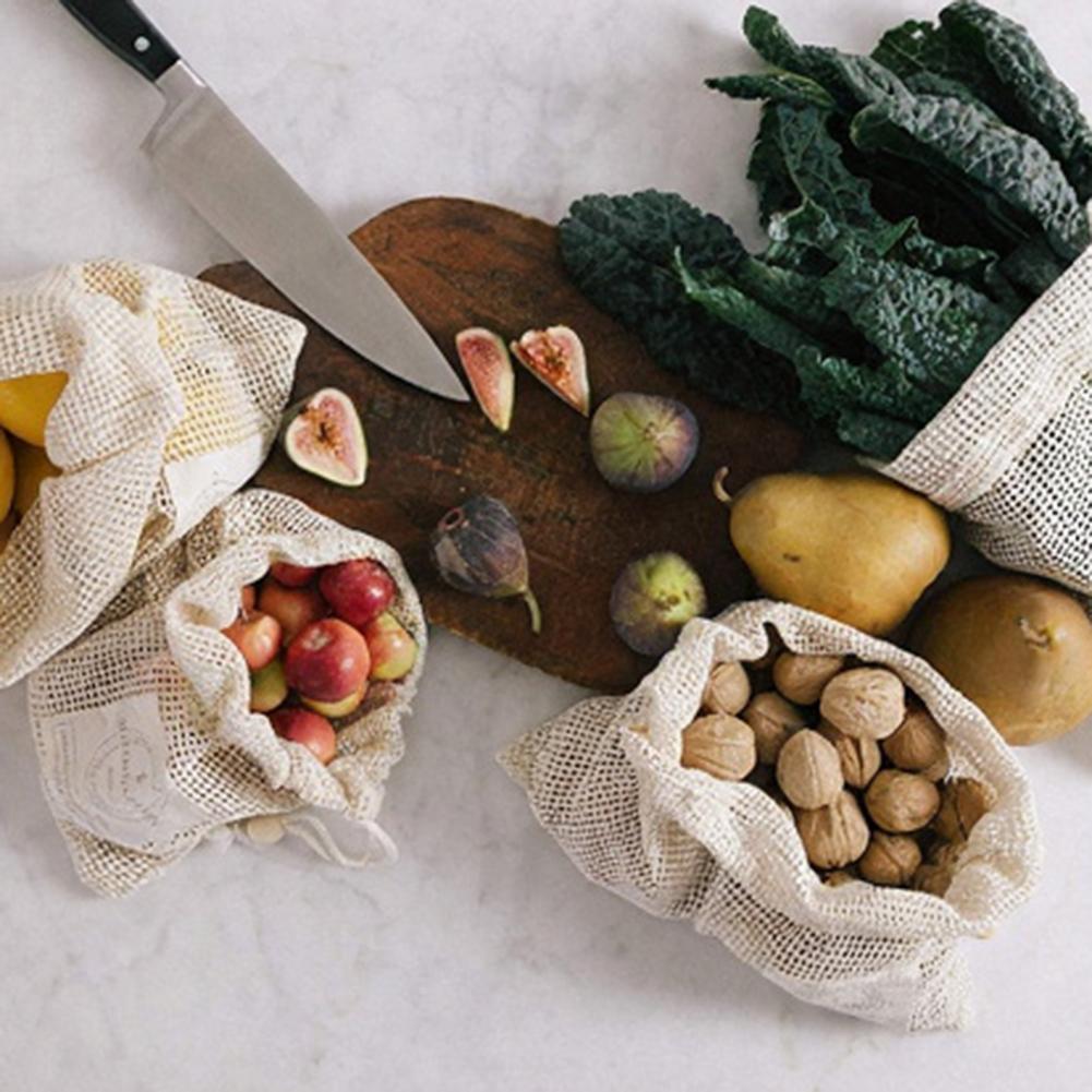 Baumwoll-Netzbeutel für Obst u – Produce Bag Reusable Mesh Bewertung und Preis