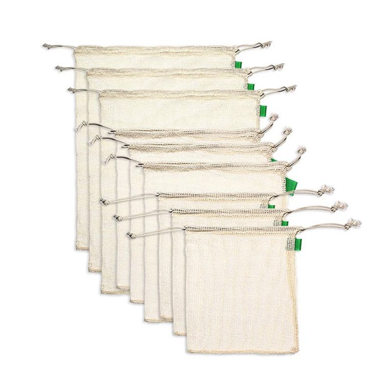 [N84R] 9-teiliges Set Hochwert – Produce Bag Reusable Mesh Bewertung und Preis