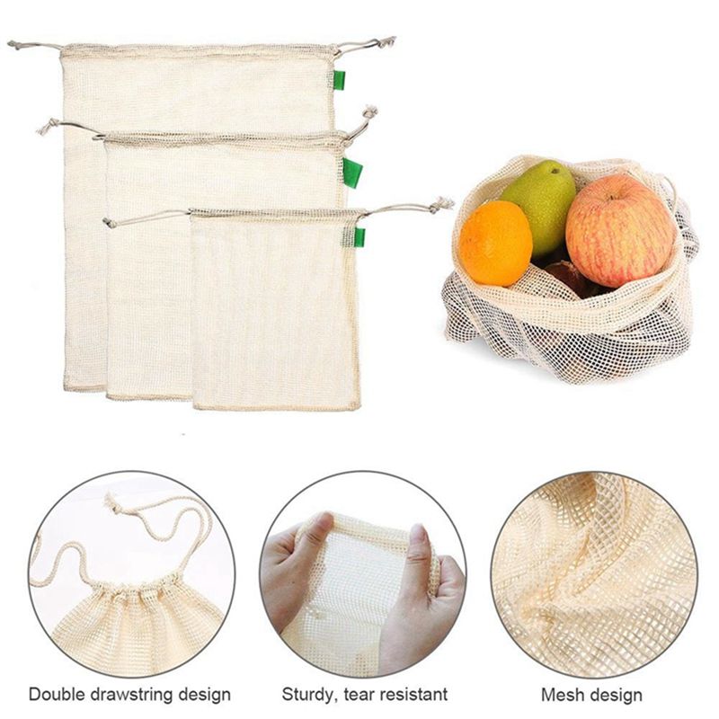 [N84R] 9-teiliges Set Hochwert – Produce Bag Reusable Mesh Bewertung und Preis
