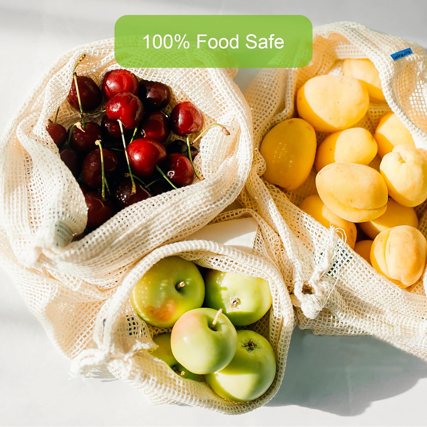 3 Stück wiederverwendbare Baum – Produce Bag Reusable Mesh Bewertung und Preis