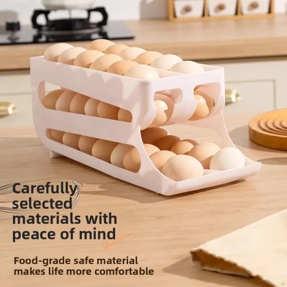 3-stöckiger gelber Eierhalter  – Food Storage Yellow Bewertung und Preis