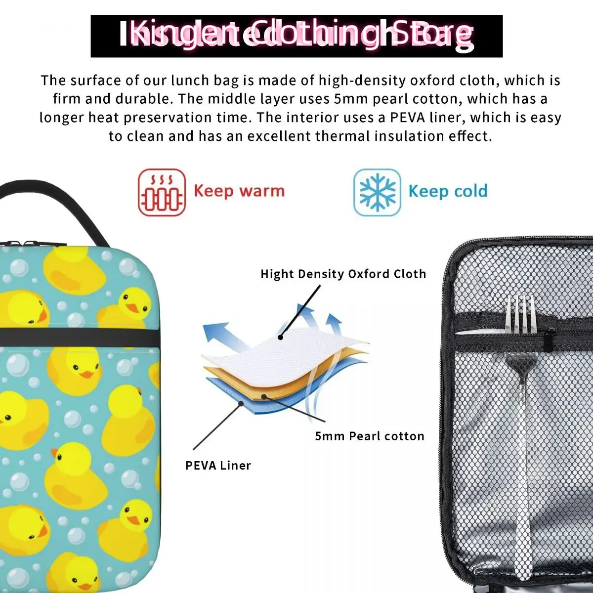 Isolierte Lunchtaschen mit gel – Food Storage Yellow Bewertung und Preis