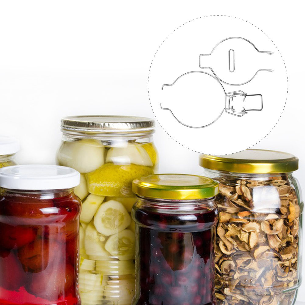 12 Stück Glasgefäß-Drahtklamme – Food Storage And Preservation Bewertung und Preis