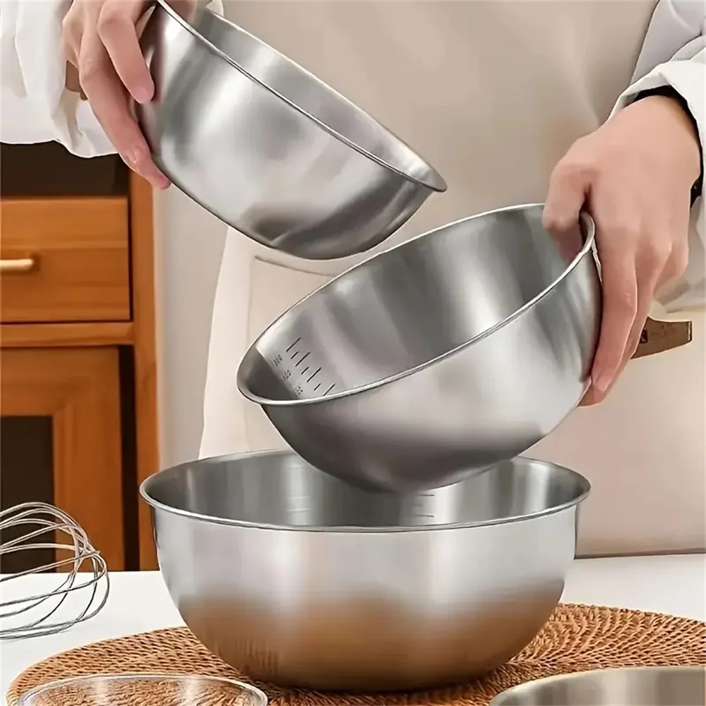1-3 Edelstahl-Schüssel-Set mit – Food Storage And Preservation Bewertung und Preis