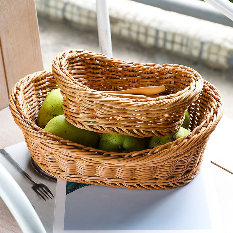 Ovale Rattan gewebte Aufbewahr – Food Storage Plant Bewertung und Preis