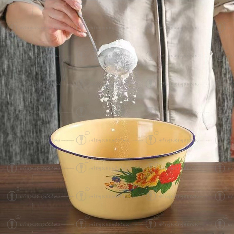 Emaille-Aufbewahrungsbehälter, – Food Storage Yellow Bewertung und Preis