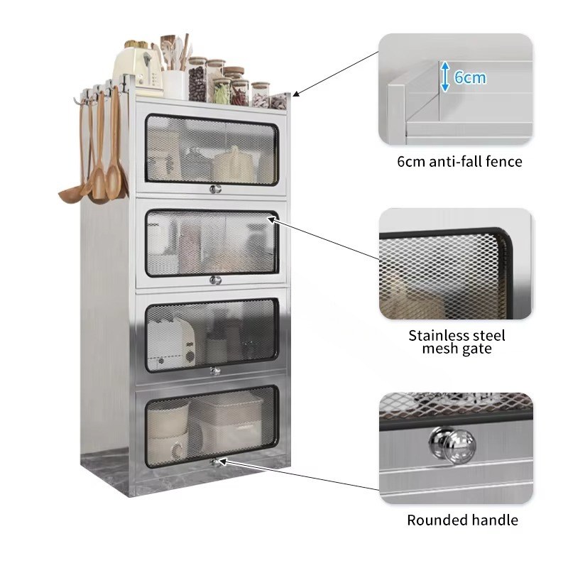 Küchenspind aus Edelstahl, 4-s – Food Storage Locker Bewertung und Preis