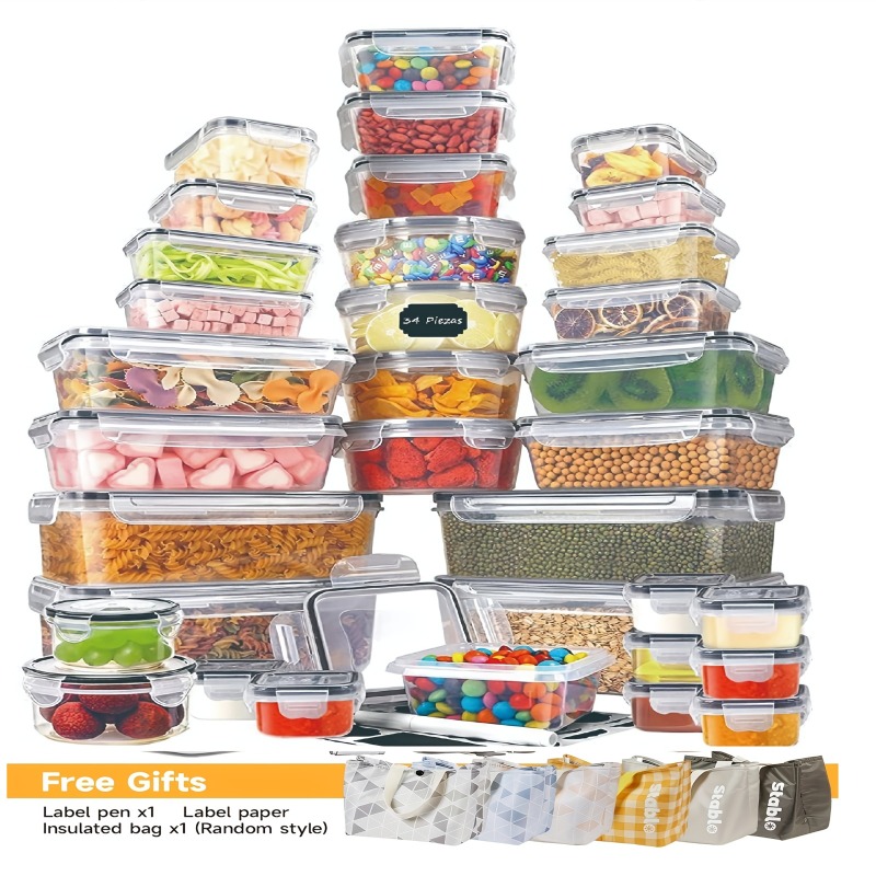 48-teiliges BPA-freies Lebensm – Food Storage And Preservation Bewertung und Preis