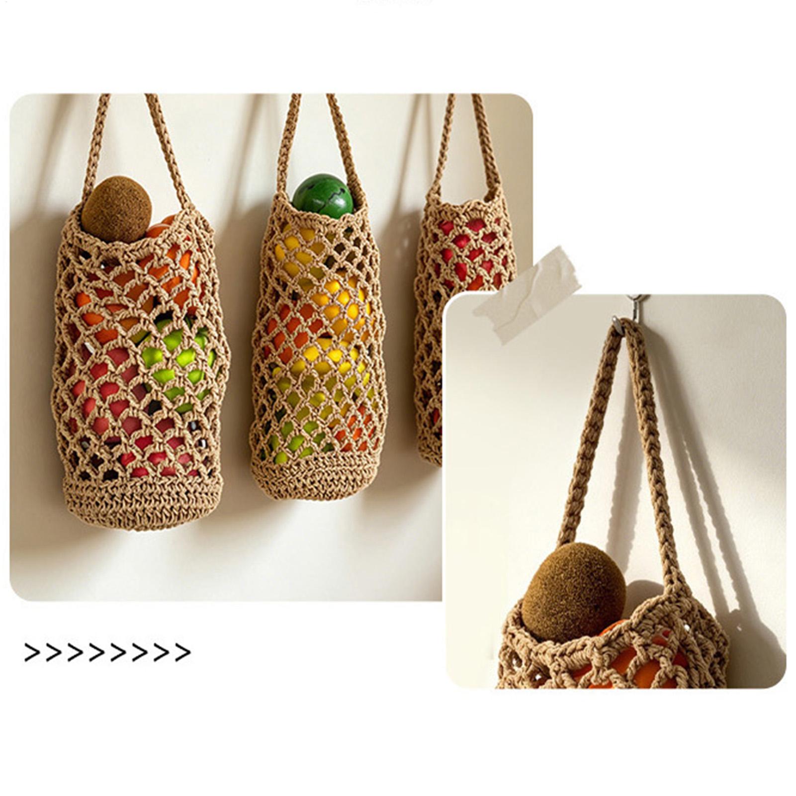 Boho handgewebte Gemüse-Aufbew – Produce Bag Reusable Mesh Bewertung und Preis