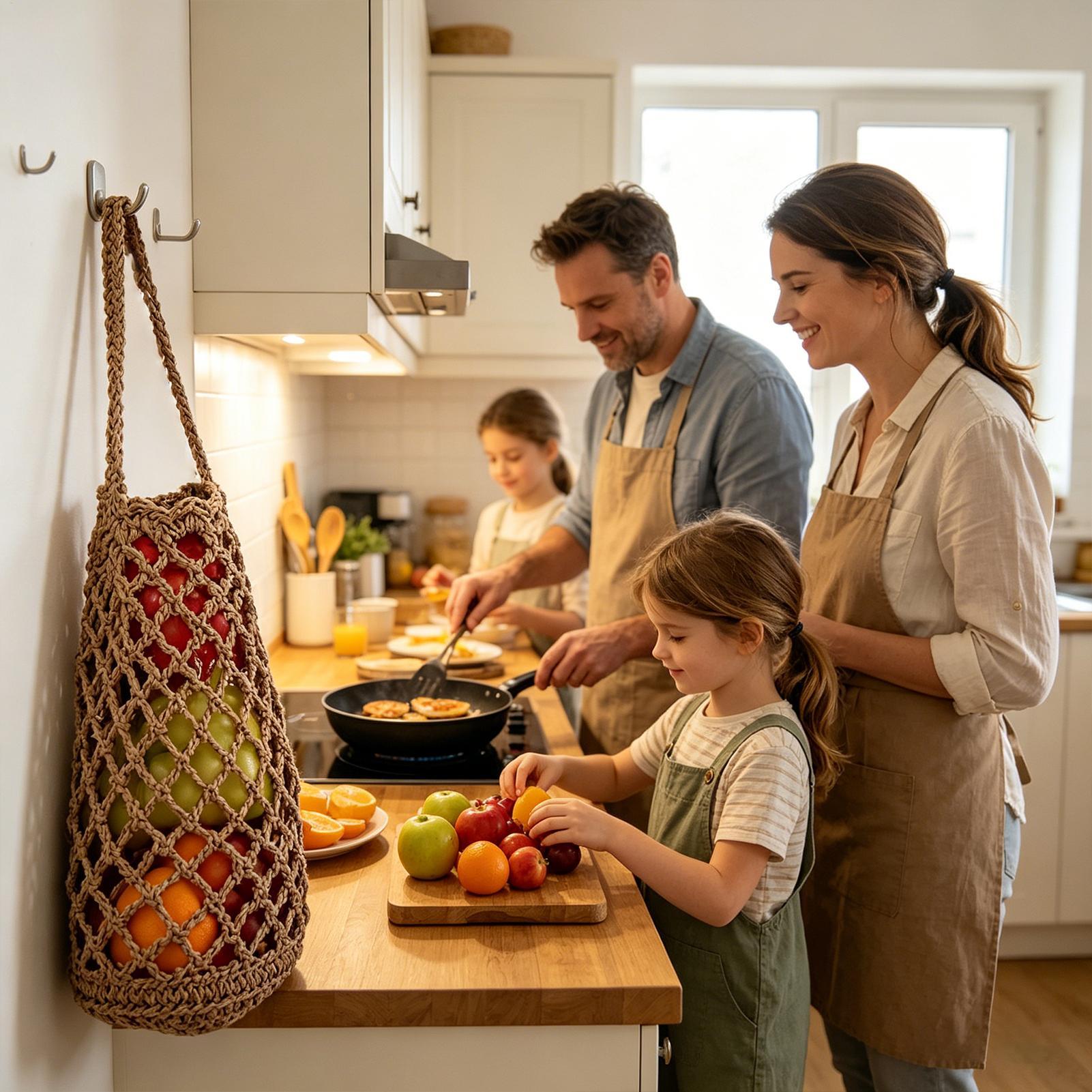 Boho handgewebte Gemüse-Aufbew – Produce Bag Reusable Mesh Bewertung und Preis